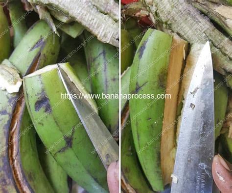 How to Peel Green Banana | Plantain Banana Processing Machine ...