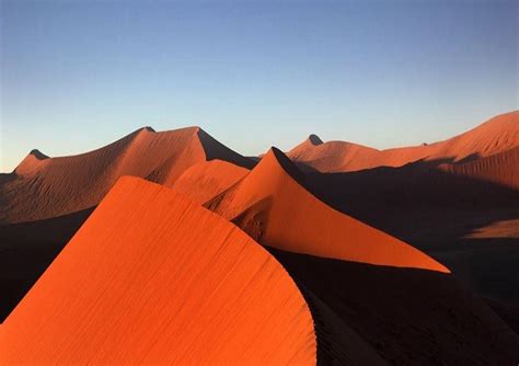 The Sossusvlei, world's highest sun dunes Namibia