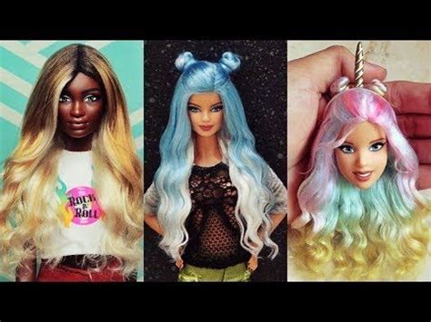 10 Hair Hacks And Hairstyles Every Girl Should Know - YouTube | Barbie ...