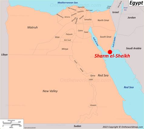 Sharm El Sheikh World Map