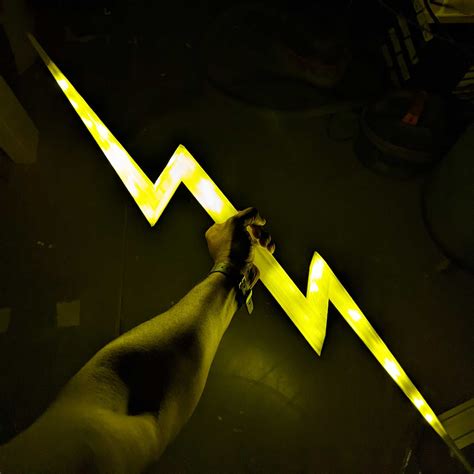 LED Zeus Lightning Bolt Prop DIY Kit - Givewave Studios