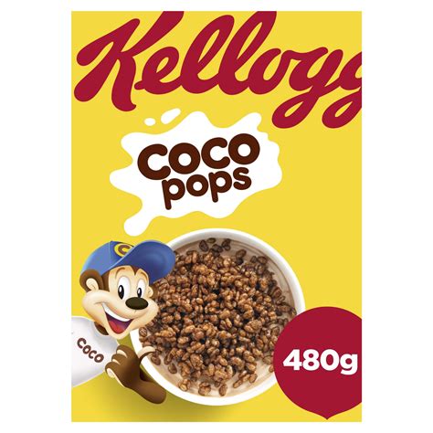 Buy Kellogg's Coco Pops Breakfast Cereal Box, 480g Online at ...