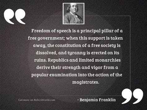 Benjamin Franklin Quotes Freedom Of Speech - Daily Quotes