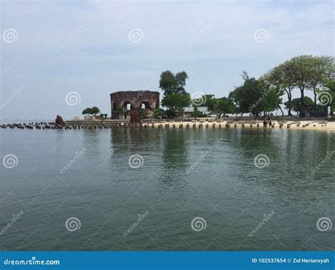 The Kelor Island Beach Beach Stock Photo - Image of stone, house: 102537654