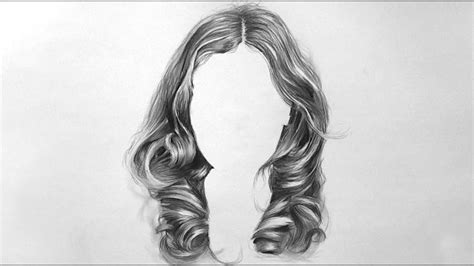 Drawing Women's Hair (Realistic Appeal) (Time-Lapse) - YouTube