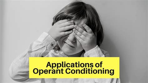 Applications of Operant Conditioning - YouTube