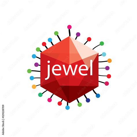 vector logo jewel Stock Vector | Adobe Stock