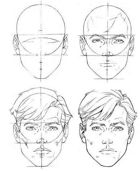 Step by Step How to Draw a Realistic Human Face - Hudson Facteneve78