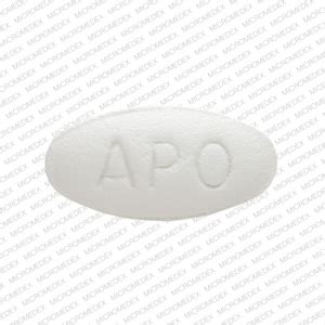 Pill Finder: APO A10 White Elliptical / Oval - Medicine.com