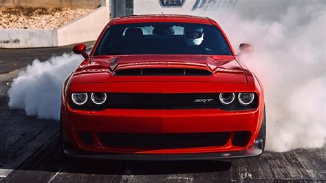 2018 Dodge Challenger SRT Demon Burnout Wallpaper | HD Car Wallpapers ...