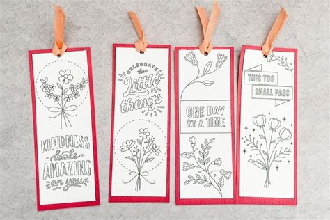 Printable Quote Bookmarks to Colour – Free Download