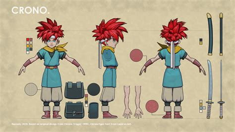 ArtStation - Chrono Trigger 25th Anniversary: Crono Redesign