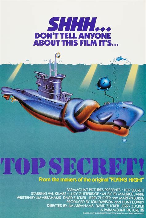 Top Secret! (1984) - Poster US - 1965*2937px