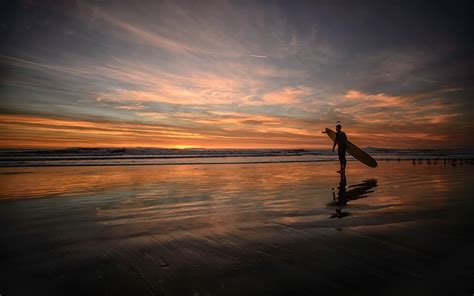 Evening Surfing Bliss - HD Wallpaper