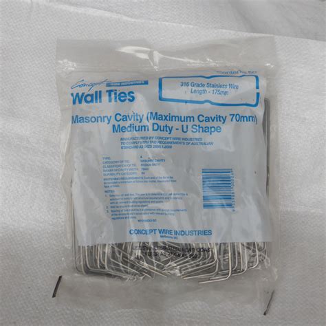 CAVITY WALL TIES STAINLESS STEEL - 50 – Total Building Supplies