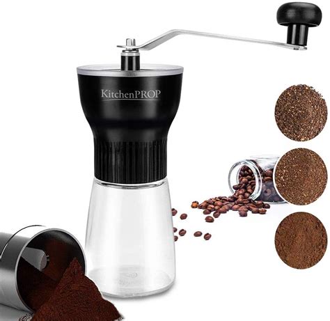 KITCHEN PROP manual coffee grinder Home Edition-ADJUSTABLE CERAMIC ...