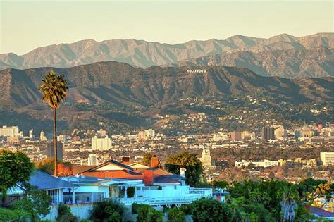 The Hollywood Hills Urban Landscape - Los Angeles California by Gregory ...