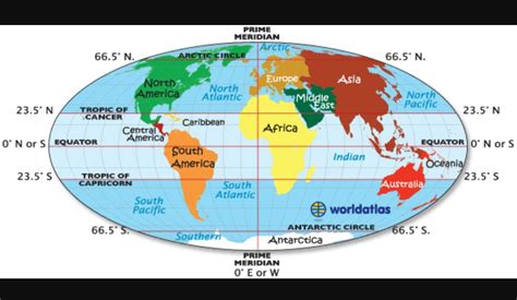 Best World Map Labeled Equator And Prime Meridian 2022 – World Map With ...