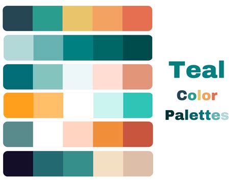 65 Lovely Teal Color Palette Ideas with Hex Codes