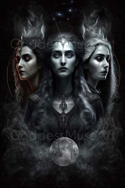 Hecate Art Digital Download Triple Goddess Greek Print Full - Etsy ...