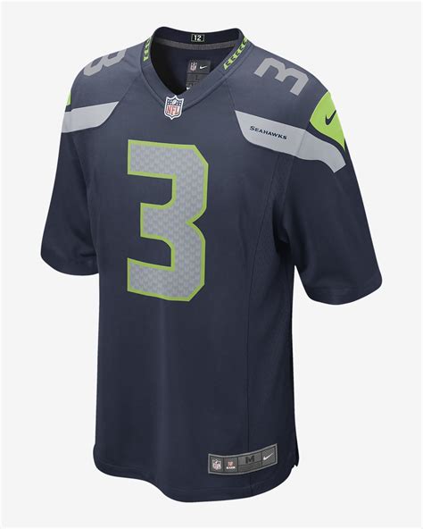 NFL Seattle Seahawks (Russell Wilson) Men's Game Football Jersey. Nike.com