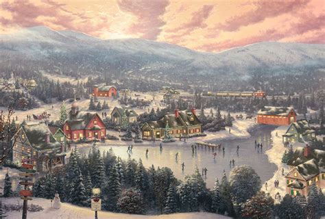 Thomas Kinkade Winter Wallpaper (58+ images)