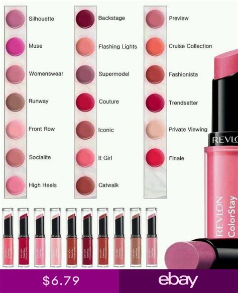 Revlon Colorstay Lipstick Colour Chart | Makeupview.co