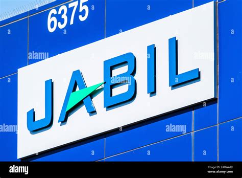 Sep 19, 2019 San Jose / CA / USA - Jabil logo at their facility in ...