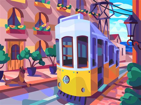 Streetcar | Illustration character design, Graphic illustration ...