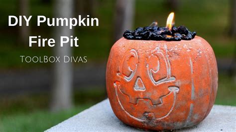 Diy Pumpkin Halloween Fire Pit | Halloween Event - YouTube