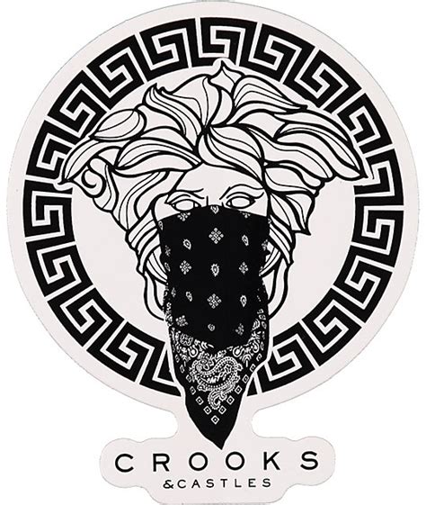 Crooks and Castles Greco Sticker