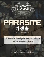 Parasite Movie Analysis Pabingwit .pdf - Mov ie Criti que #1 of 4 기생충 ...