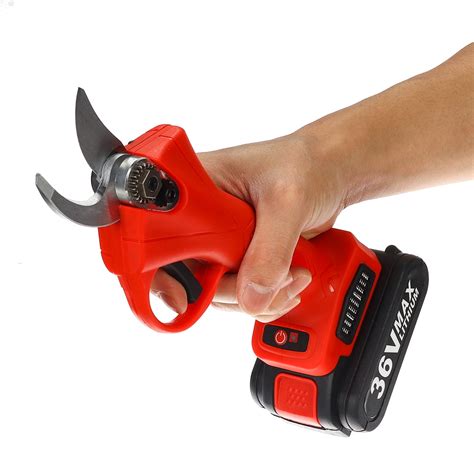 Professional Cordless Electric Pruning Shears,36V Branch Cutter ...