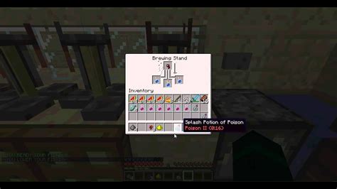 How To Make A Splash Potion Of Poison In Minecraft, How Do I Give ...