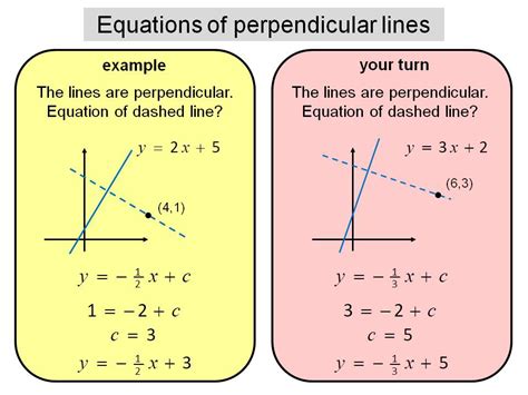 Perpendicular Lines Examples