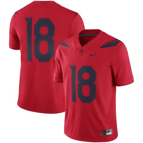 Nike #18 Arizona Wildcats Red Alternate Game Football Jersey