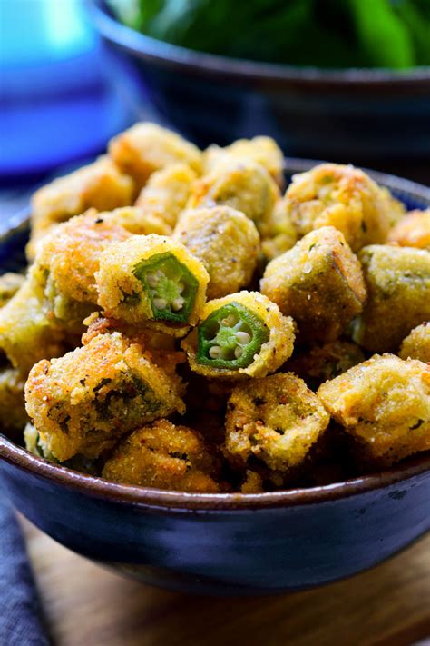 Vegan Fried Okra | Cilantro and Citronella