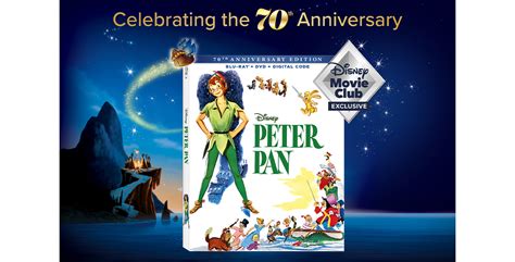 Peter Pan Takes Flight in a Disney Movie Club Exclusive Anniversary ...