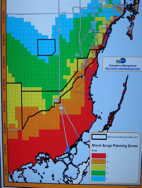 Hurricane Storm Surge Map