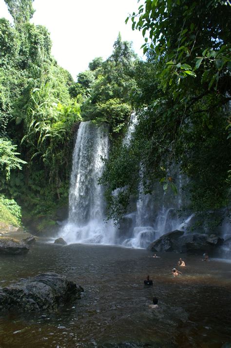 Phnom Kulen waterfall | I stood under my first waterfall thi… | Flickr