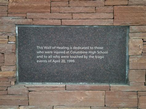 Columbine High School Memorial Wall