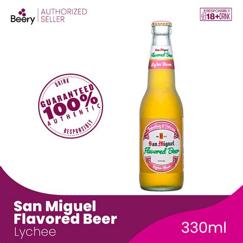 San Miguel Flavored Beer Lychee 300ml Bottle | Lazada PH