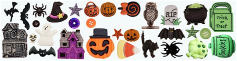 Halloween Craft Buttons & Scrapbook Embellishments | Buttons Galore and ...