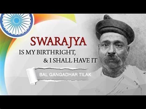 Bal Gangadhar Tilak: Remembering The Father Of Swaraj Movement - YouTube