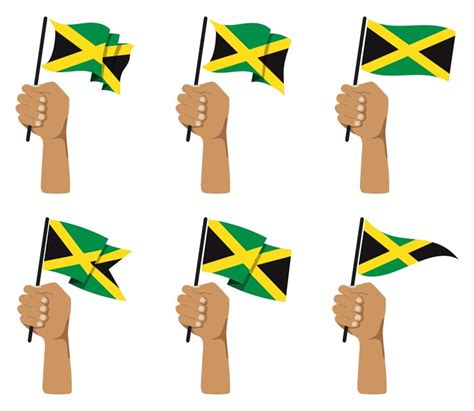 Premium Vector | Jamaica independence day flag background national day ...