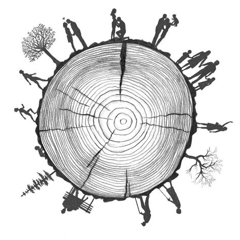 Illustration - Tree - Time - Circle of Life | Circle of life ...