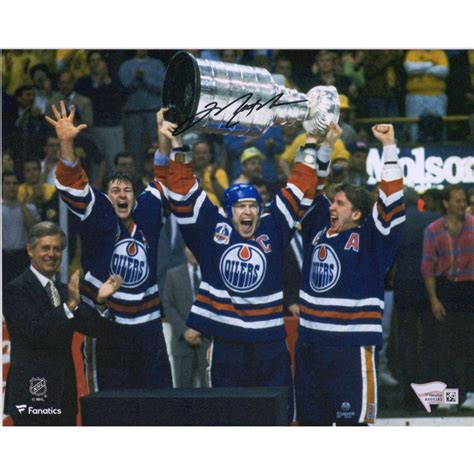 Mark Messier Edmonton Oilers Autographed 8" x 10" Raising Cup ...