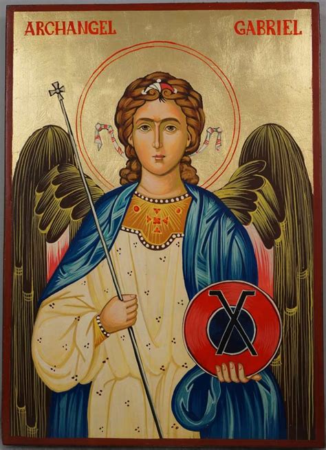 St Archangel Gabriel Orthodox Icon - BlessedMart