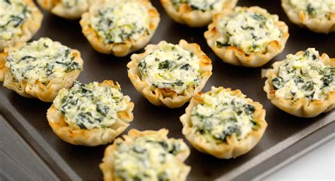 Spinach Artichoke Bites (in Delightful Phyllo Pastry Cups!)