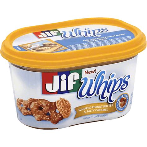 Jif Whips Whipped Peanut Butter & Salty Caramel | Peanut Butter | Foodtown